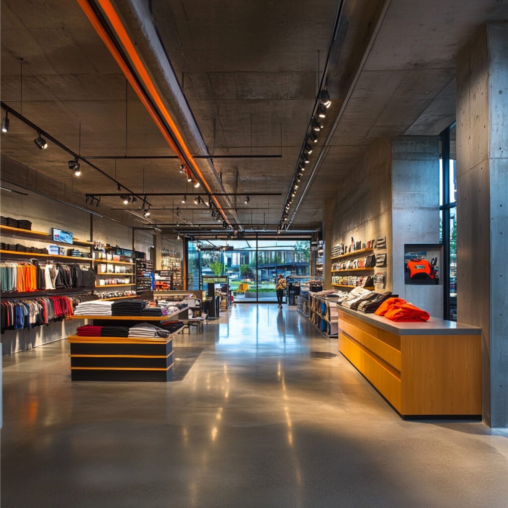 Retail stores and showrooms